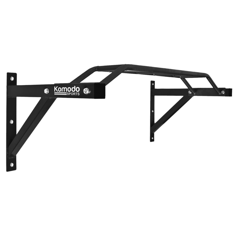 Heavy Duty PULL UP BAR 1.2m Wide Multi Grip Wall Mounted Chin Chinning Exercise 