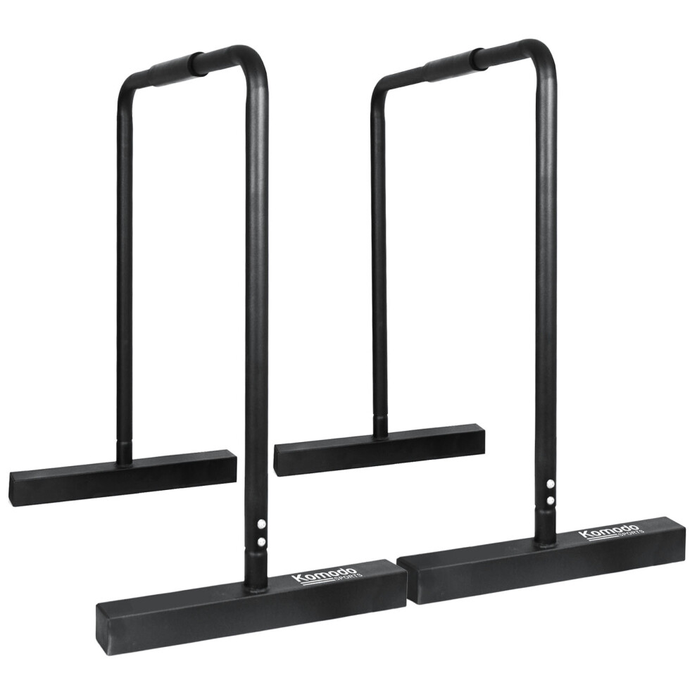 Komodo (80Cm) Parallel Dip Bars Home Gym Parallettes For Body Weight Crossfit Workout Station