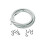 Home 5m Net Curtain and Voile Wire - White 4