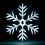 The Christmas Workshop 71400 Blue & White Snowflake Christmas Window Light 5