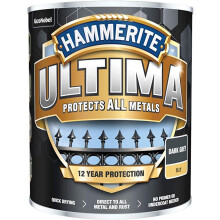 Hammerite Ultima Metal Paint Matt Dark Grey 750ml