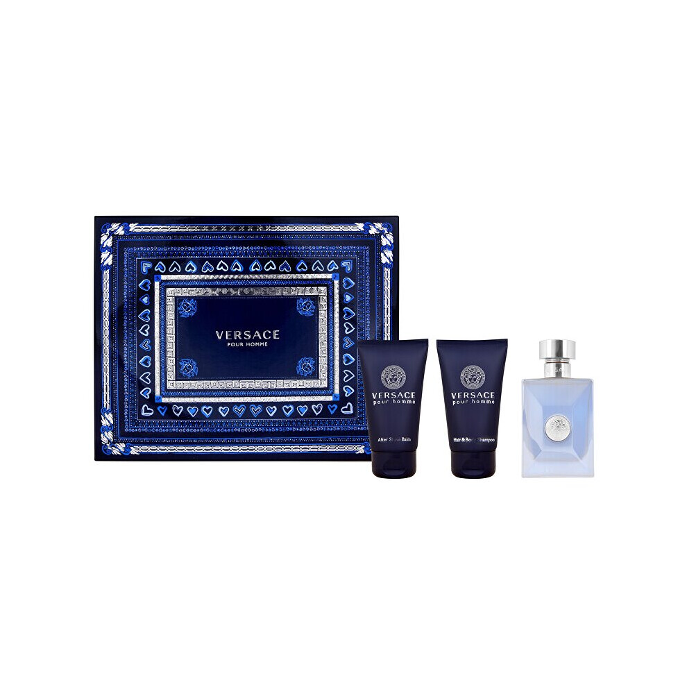 Versace Pour Homme - EDT 50 Ml + Shower Gel 50 Ml + Aftershave 50 Ml