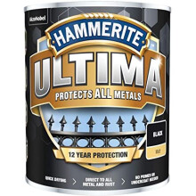 Hammerite Ultima Metal Paint Matt Black 750ml