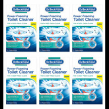 6 x Dr Beckmann Power-Foaming Toilet Cleaner - 3 x 100 g