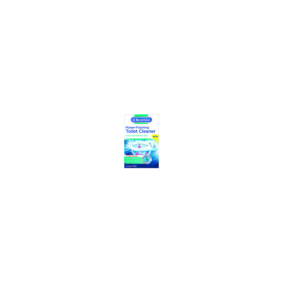 3 x Dr Beckmann Power-Foaming Toilet Cleaner - 3 x 100 g
