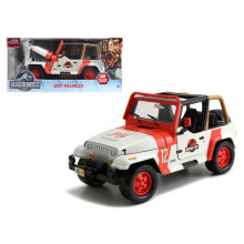 1992 Jeep Wrangler Jurassic World Movie 1/24 Diecast Model Car By Jada