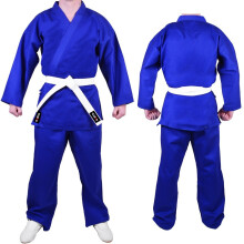 (3/160, Blue) Karate Suit Uniform Gi Martial Arts Judo suits