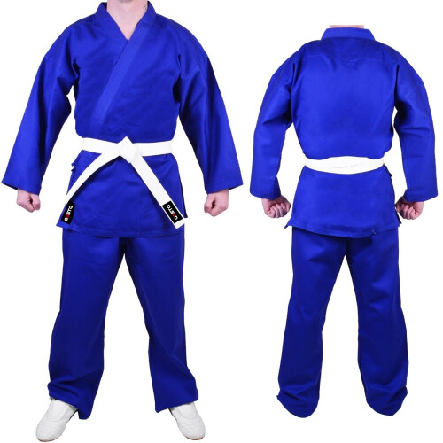 (3/160, Blue) Karate Suit Uniform Gi Martial Arts Judo suits