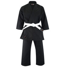 (00/120, Black) Karate Suit Uniform Gi Martial Arts Judo suits