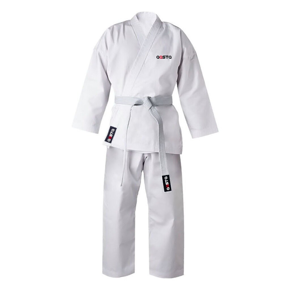 (3/160, White) Karate Suit Uniform Gi Martial Arts Judo suits