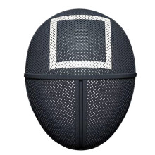 (Square Squid Game Soldier) YUS Toys - Netflix Squid Game Face Mask Costume Masks