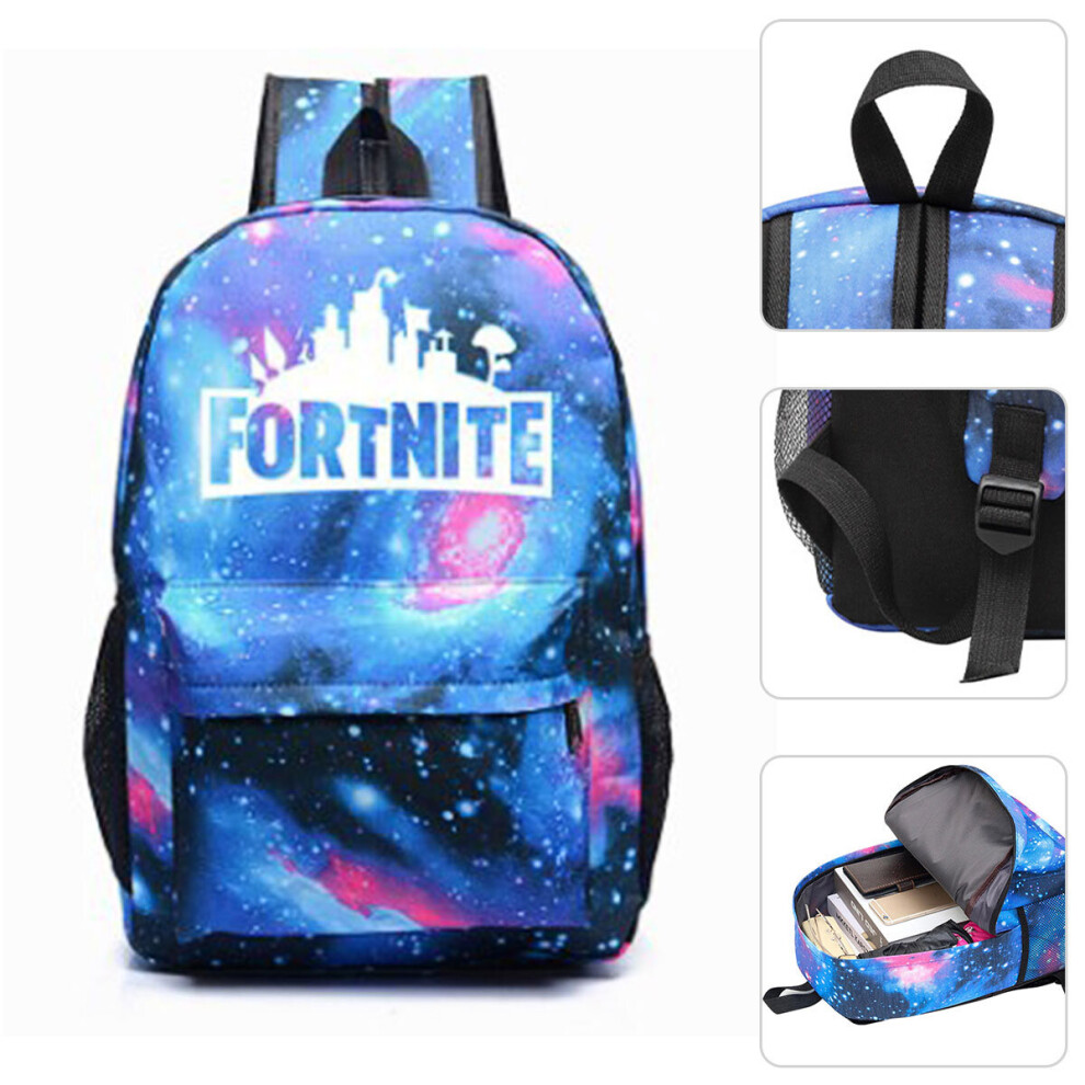 Galaxy Fortnite School Bag Backpack Boys Girls schoolbag on OnBuy