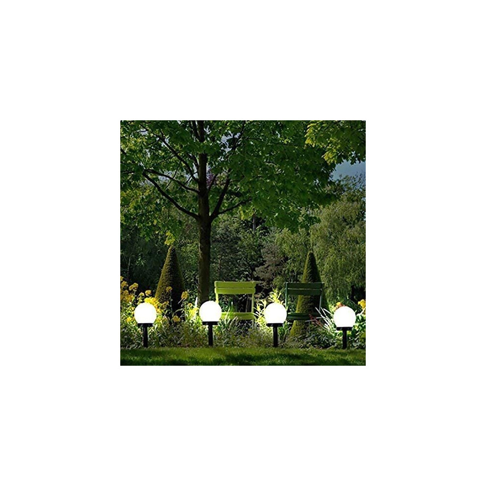 Solar Powered Ground Lights Super Bright Solar Globe Stake Outdoor