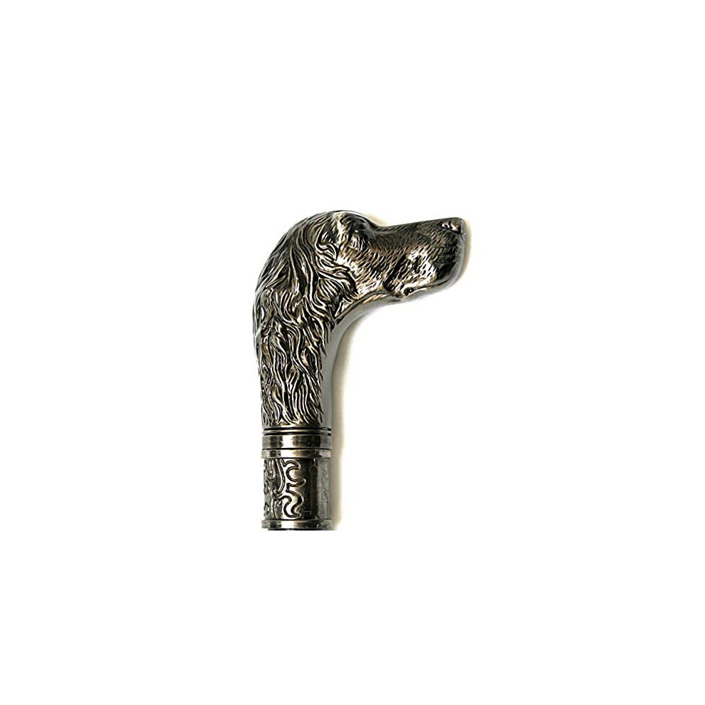 Vintage Style Dog's Head Mens Ladies Walking Stick Walking Cane