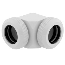Corsair Hydro X Series XF Hardline 90 14mm OD Σύνδεσμοι Δίδυμοι - Λευκοί