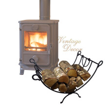 Large Westling Cast Iron Log Holder