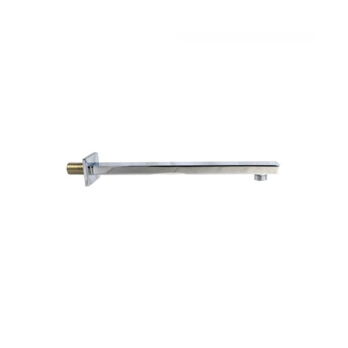 NES Home 300mm Rectangular Wall Mounted Shower Arm Chrome