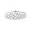 NES Home Round 200mm Solid Brass Shower Head 1