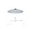 NES Home Round 200mm Solid Brass Shower Head 2