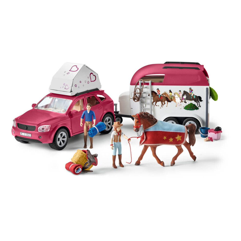 Horse Club Horse Adventures With Car And Trailer Toy Playset