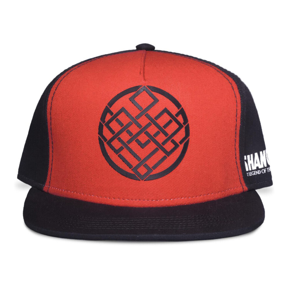 Marvel Crest Logo Snapback Baseball Cap Black