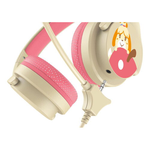 Nintendo Animal Crossing Isabelle Interactive Study Premier Children's Headphone with Boom Microphone 1