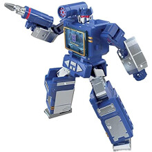 Transformers Toys Generations War for Cybertron: Kingdom Core Class WFC-K21 Soundwave Figur - Barn 8+, 3,5-tum