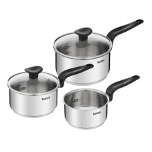 Tefal Primary 3 Piece Saucepan Set