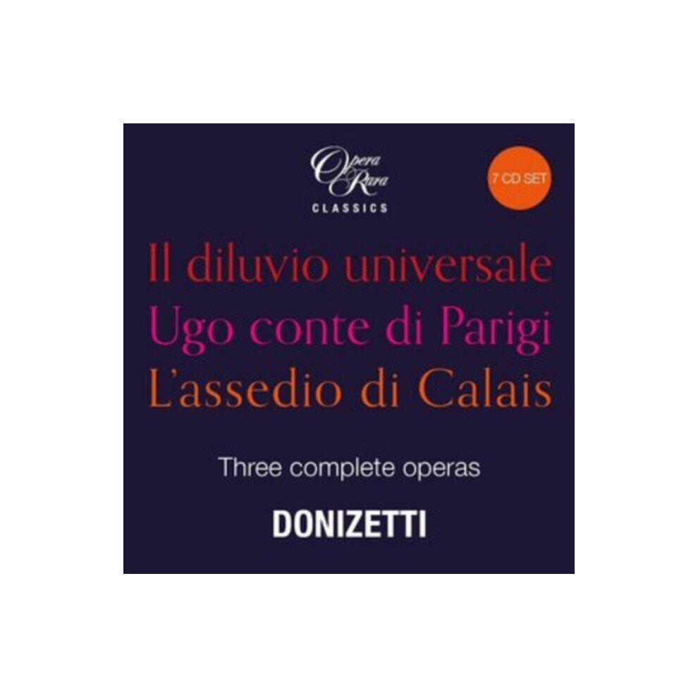 Opera Rara Donizetti: Three Complete Operas - Gaetano Donizetti - Cd