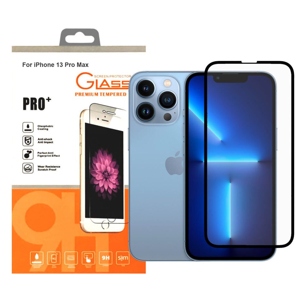 For Apple Iphone 13 Pro Max Tempered Glass Full Cover Screen Protector 304063160153