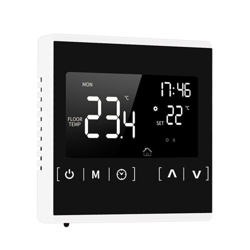 (White) Smart Thermostat Lcd Touchscreen Thermostat 1