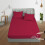 (Red, Double) Extra Deep 40cm Fitted Bed Sheets Poly Cotton Single Double King Size 2