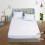 (White, Single) Extra Deep 40cm Fitted Bed Sheets Poly Cotton Single Double King Size 2