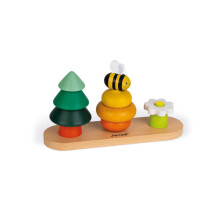 Janod WWF Forest Adorable Stacker Wooden Early Year & Learning Toy - Plush Soft Toy
