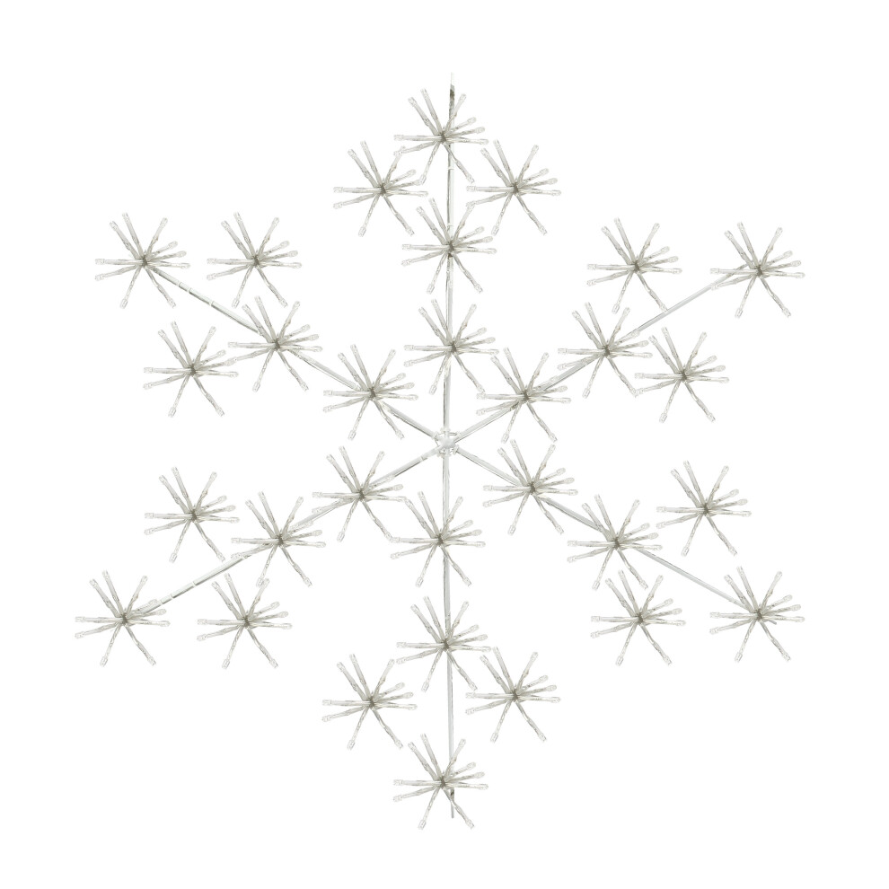 The Christmas Workshop 70569 60CM Starburst Snowflake Christmas Light (Blue/White)