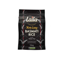 Laila Xtra Long Basmati Rice 10 kg, Naturally Gluten Free Rice with a Delicate Aroma, Perfect for Pulao or Biryani