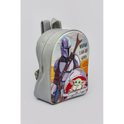 Star Wars Star Wars The Mandalorian And Child Leicester Eva Backpack Grey 1