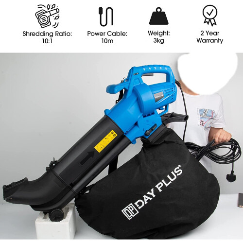 Leaf Blower 3500W Blower Vacuum & Shredder Mulcher 3 in 1  Multi-function 2