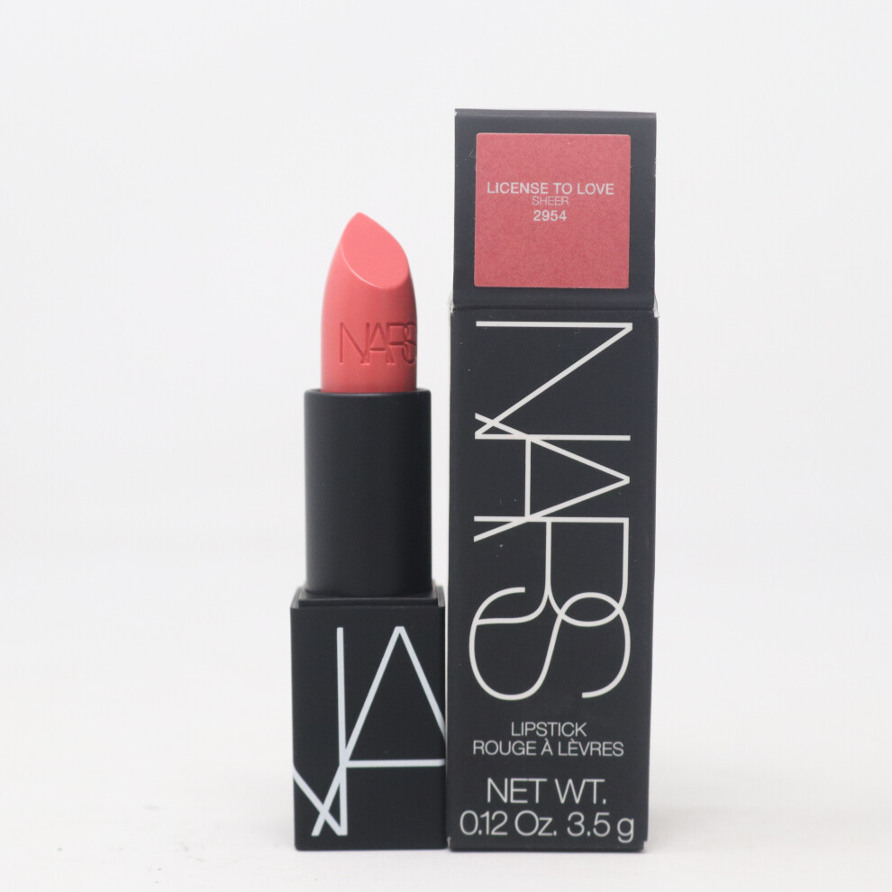 (License To Love (Sheer)) Nars  Lipstick  0.12oz/3.5g New With Box