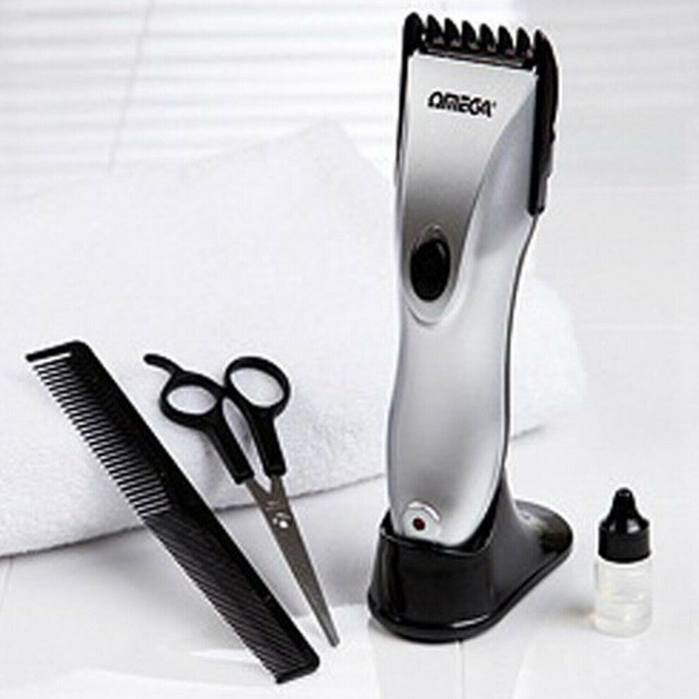 Omega Men's Powerful Corded/Cordless Rechargeable Hair Clipper - 20705