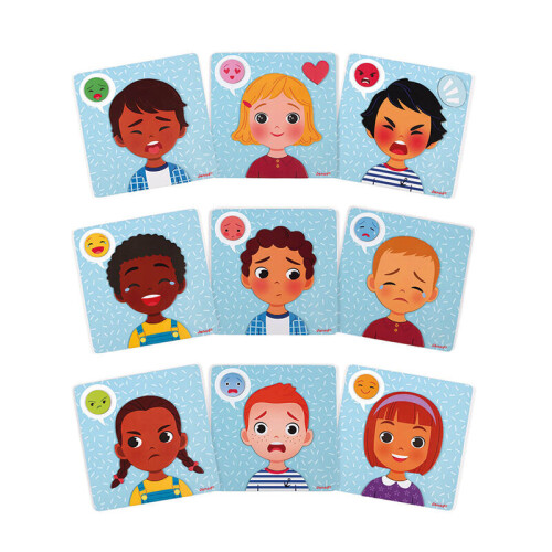 Janod Janod Kids Attractive Emotions Magnetic Game Learning Creative Set - Plush Soft Toy 1