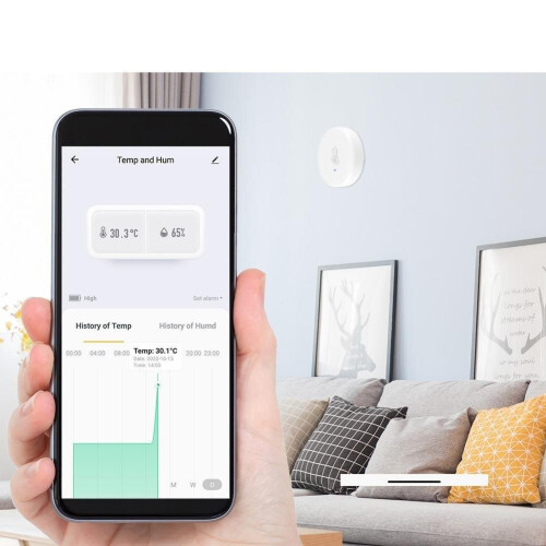 (Default Title) Smart Zigbee Smart Temperature And Humidity Sensor 2