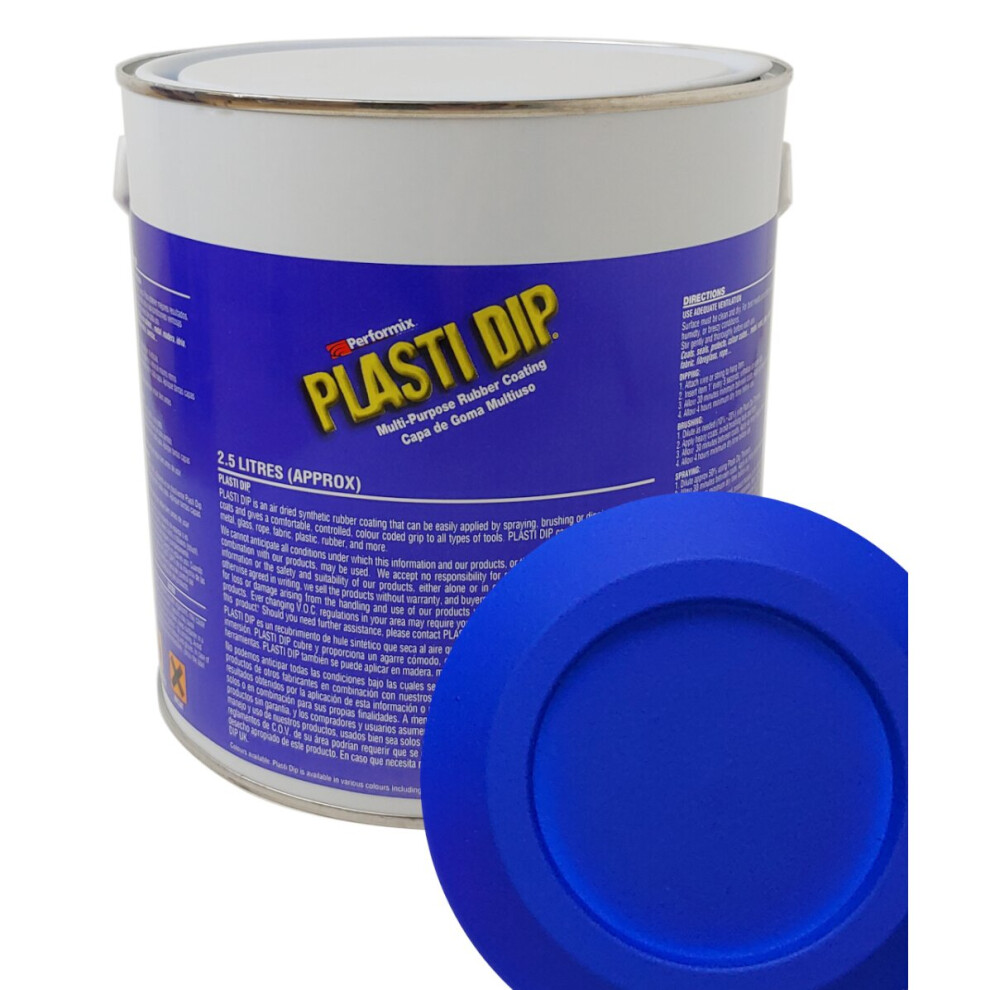 (2.5 litre, Blaze Blue) Plasti Dip Blaze - Rubber Paint - Fluorescent / Neon Colours