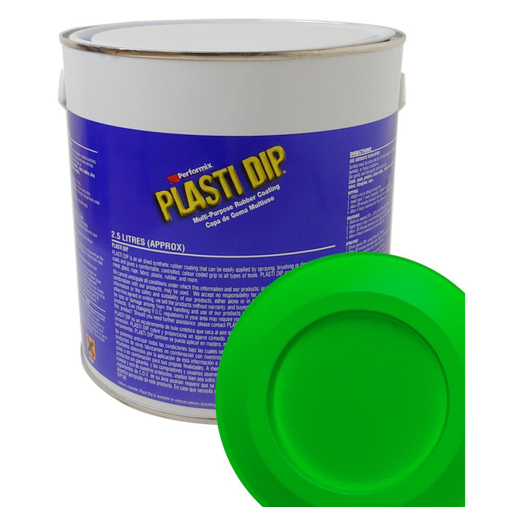 (750ml, Blaze Green) Plasti Dip Blaze - Rubber Paint - Fluorescent / Neon Colours