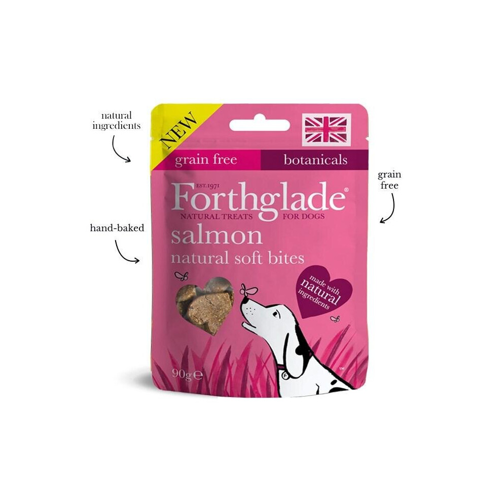 Forthglade Natural Soft Bite Treats With 90G Salmon