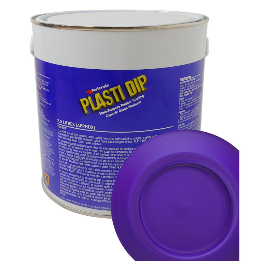 (750ml, Blaze Purple) Plasti Dip Blaze - Rubber Paint - Fluorescent / Neon Colours