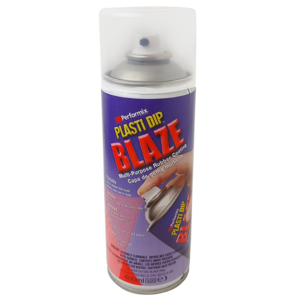Plasti Dip (Red) Blaze Spray Aerosol - Rubber Paint - Fluorescent / Neon Colours Red