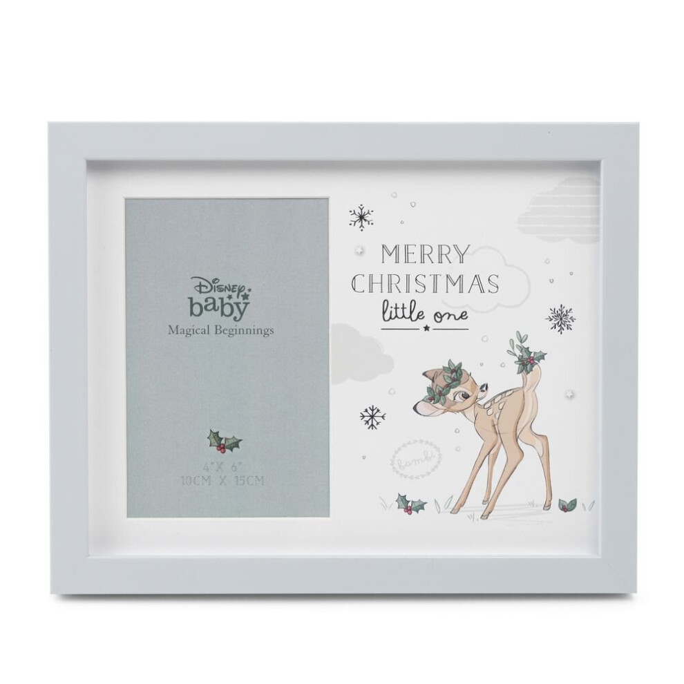 Disney Magical Beginnings 4"x6" Photo Frame Merry Christmas Baby Boy Girl