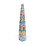Janod Janod Square Stacking Pyramid Ultra Cute Animals Creative Toy 10pc - Plush Soft Toy 1