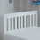 (Single) Mission Pine Wood Storage Bed In White 4